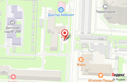 Магазин по продаже фруктов и овощей на Рассветной улице на карте
