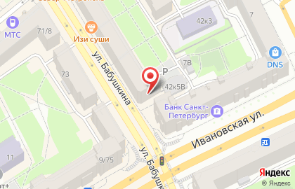 Салон оптики Дозор на метро Ломоносовская на карте