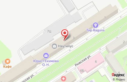 Сатурн-нева на Рижской улице на карте