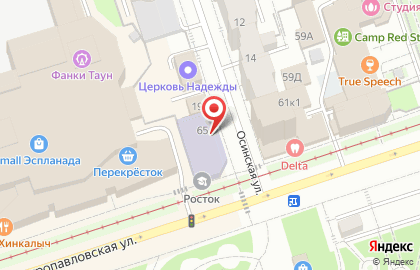 Федерация танцевального спорта Пермского края на Петропавловской улице на карте