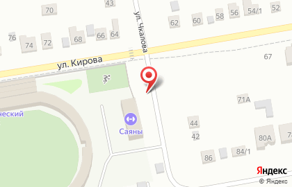 Барс на улице Чкалова на карте