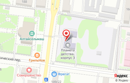 Гимназия Планета детства на проспекте Ленина на карте