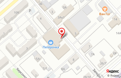 Магазин Твой дом на Запорожской улице на карте