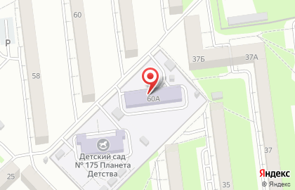 Детский сад №208 на улице Циолковского на карте