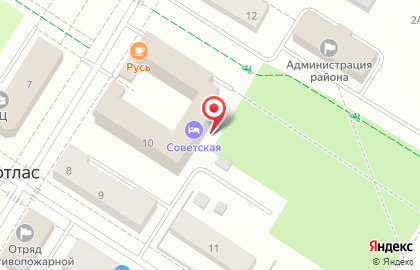 Советская на улице К.Маркса на карте