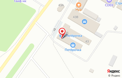 Супермаркет Пятёрочка на улице Чехова на карте