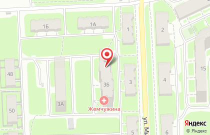 Жемчужина в Московском районе на карте