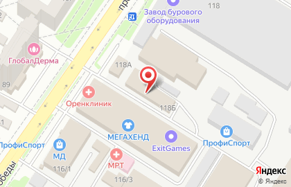 Столовая на проспекте Победы, 118в на карте