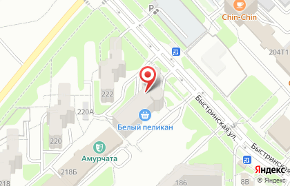 Продовольственный магазин Пеликан на Тихоокеанской улице на карте
