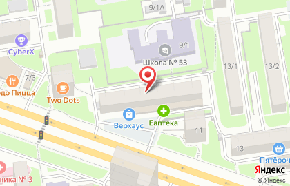 Сорока в Новосибирске на карте