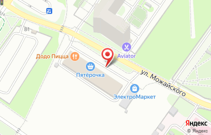 Автомат по продаже питьевой воды Акваточка на улице Можайского на карте