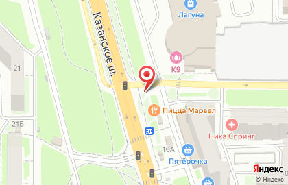 Указатель системы городского ориентирования №6432 по ул.Казанское шоссе, д.10 к5 р на карте