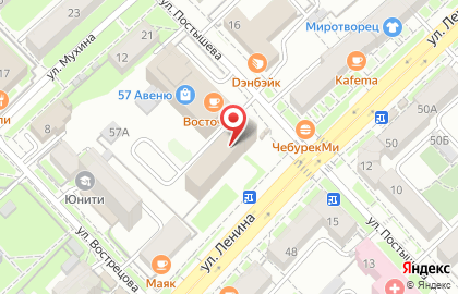 Реабилитационный центр Горизонт на улице Ленина на карте