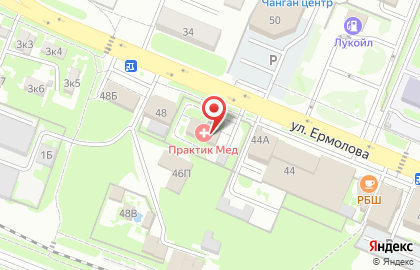 Компания Savoir на улице Ермолова на карте