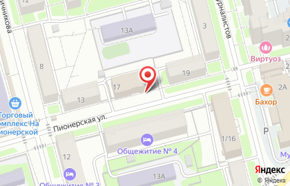 Восток на Пионерской улице на карте