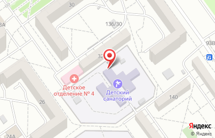 Городская детская поликлиника №1 на улице Александрова на карте