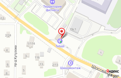 Автосервис Shell на улице Горького на карте