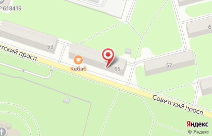 Агентство недвижимости Квадратные метры на Советском проспекте на карте