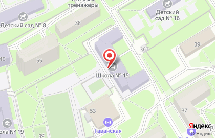 Средняя Общеобразовательная Школа # 15 на карте