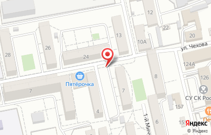 Точка на улице Чехова на карте