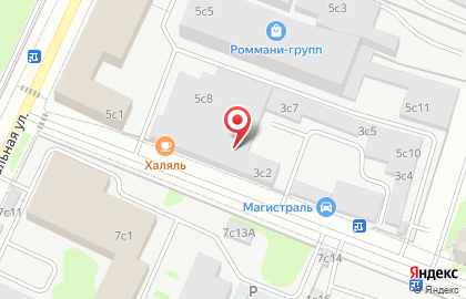 Opel в Магистральном переулке на карте