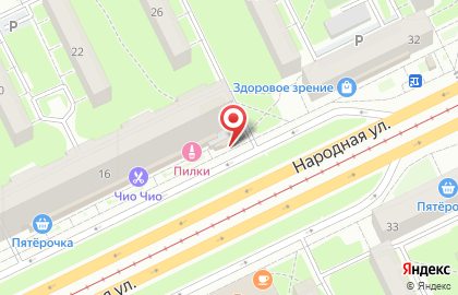 Магазин-киоск полуфабрикатов Элика в Санкт-Петербурге на карте