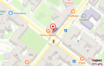 Сеть пекарен-кондитерских Цех85 в Петроградском районе на карте