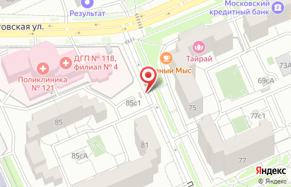 Киоск печатной продукции У метро на Южнобутовской улице на карте