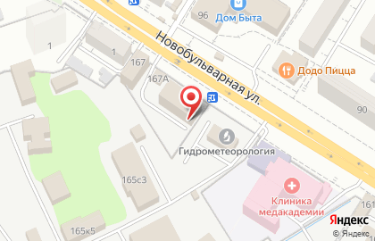 СТО Pit stop на Новобульварной улице на карте