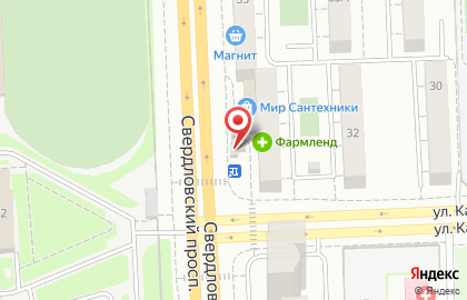 Фирменный магазин Чебаркульская птица на Свердловском тракте на карте