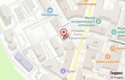 Кристина на Тверской площади на карте