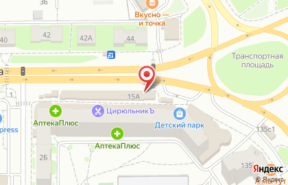 Салон связи МегаФон на улице Нахимова на карте