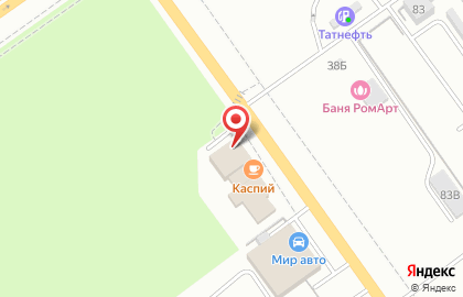 Кафе Каспий на улице Пушкина на карте