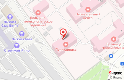 Поликлиника Больница скорой медицинской помощи на улице Свердлова на карте