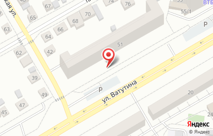 Блеск на улице Ватутина на карте