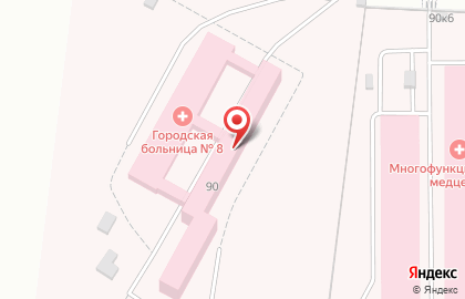 Воронежская городская клиническая больница скорой медицинской помощи № 8 на карте