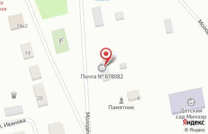 Почтовое отделение с. Павловск на Молодёжной улице на карте