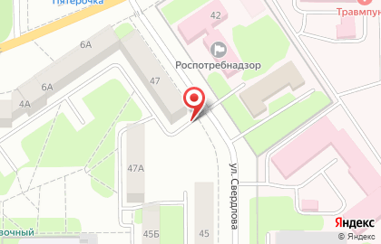 Точка по продаже питьевой воды Губернский колодезь на улице Свердлова на карте