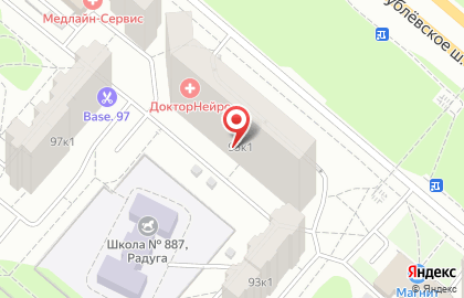 Логопедический центр Детская академия речи на Рублёвском шоссе на карте