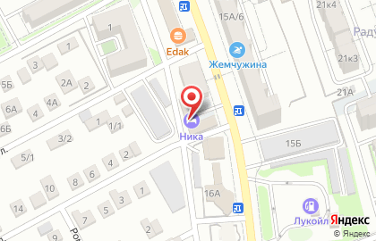 Отель Ника на Никольской улице на карте