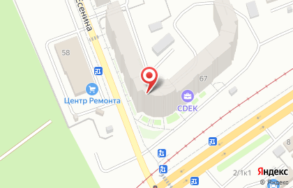 Рекламное агентство Берег в Дзержинском районе на карте