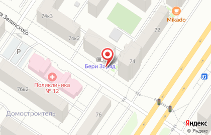 Ателье в Тюмени на карте