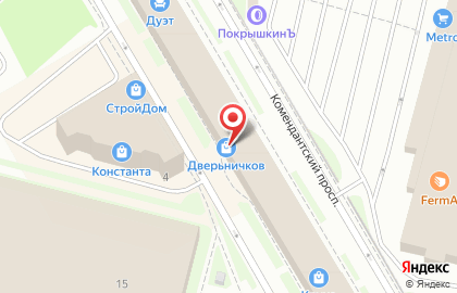 Салон штор ТюльПан в Приморском районе на карте