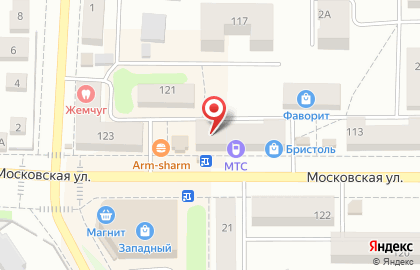 Магазин семян и хозтоваров на Московской улице на карте