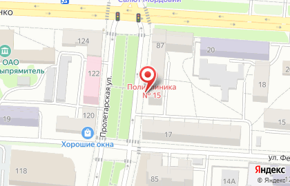 Медицинская компания, ООО на Пролетарской улице на карте