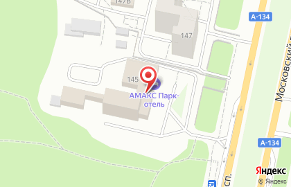 Парк-отель АМАКС на Московском проспекте на карте