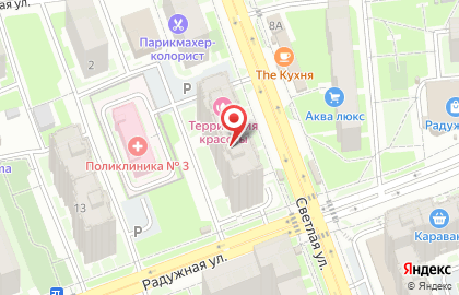 Магазин Знакомый Мясник на Светлой улице на карте