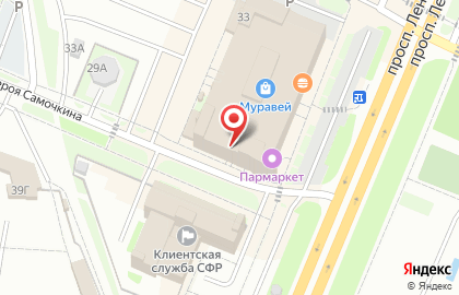 Сервисный центр A-Service в ТЦ Муравей (боковой вход) на карте