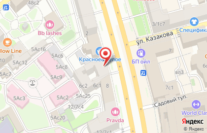 Перекрёсток, магазин на карте