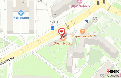 Ермолинские полуфабрикаты на улице Воронова на карте